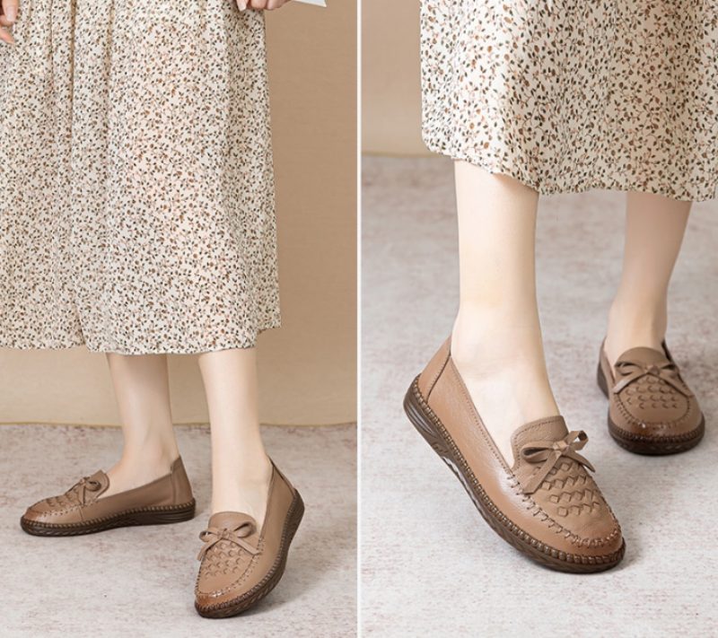 Thalia Loafer Sko Til Kvinder - Khaki