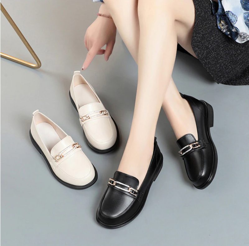 Thalia Loafer Sko Til Kvinder - Beige