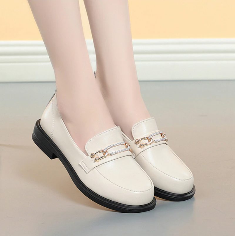 Thalia Loafer Sko Til Kvinder - Beige