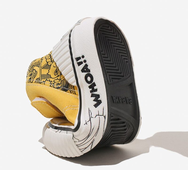 Thiago High Top Sneaker Til Drenge - Gul