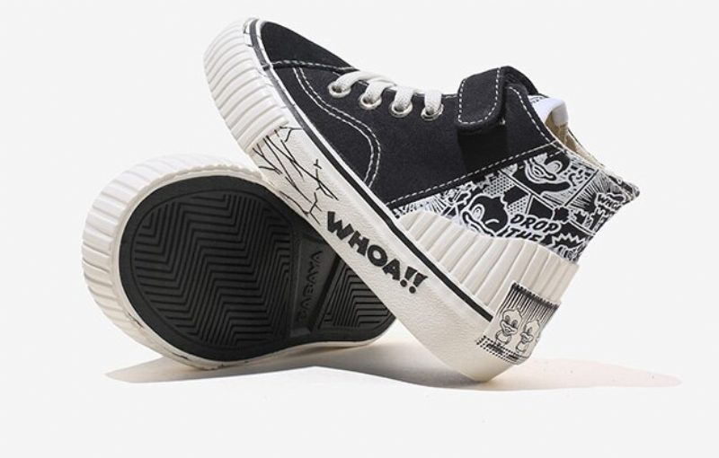 Thiago High Top Sneaker Til Drenge - Gul