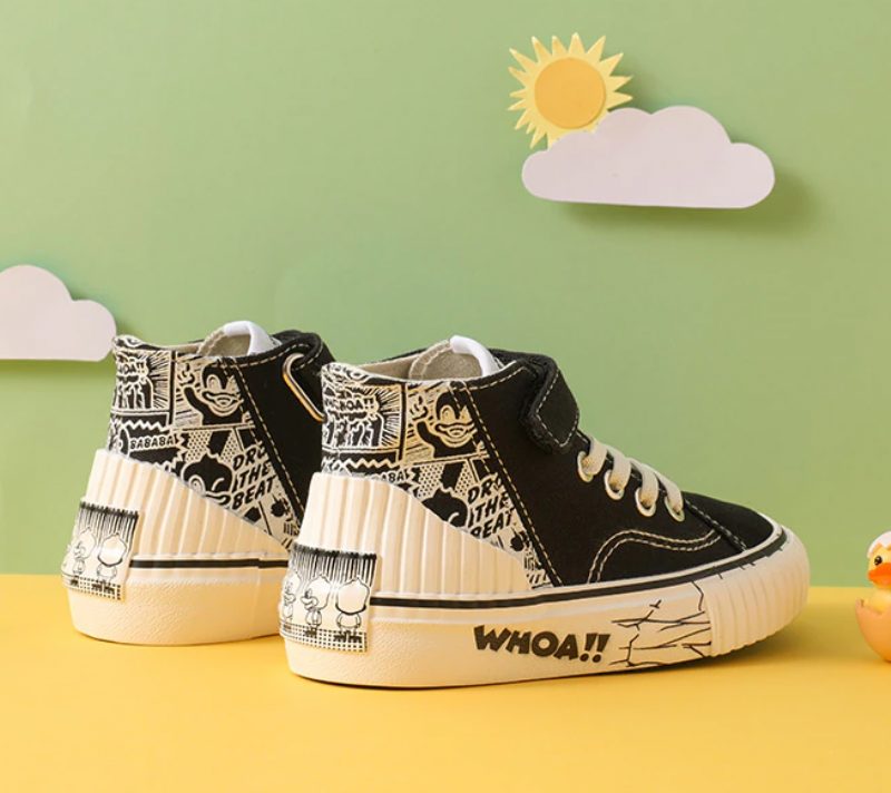 Thiago High Top Sneaker Til Drenge - Gul