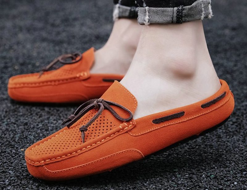 Timber Loafers Fritidssko Til Mænd - Orange