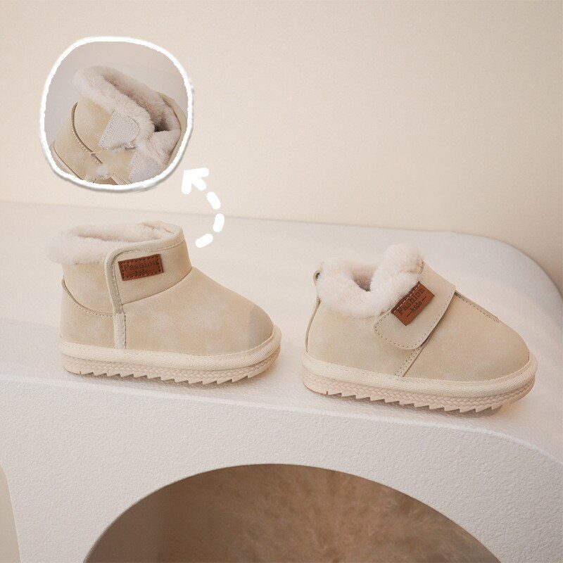 Timmy Baby Drenge Snestøvle - Beige Pels