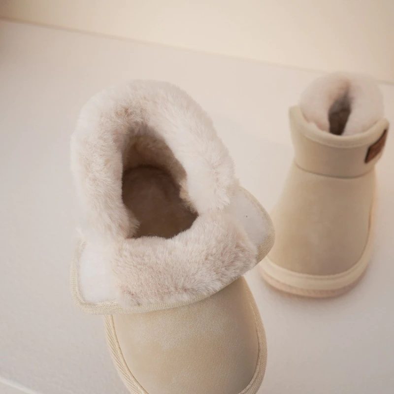 Timmy Baby Drenge Snestøvle - Beige Pels
