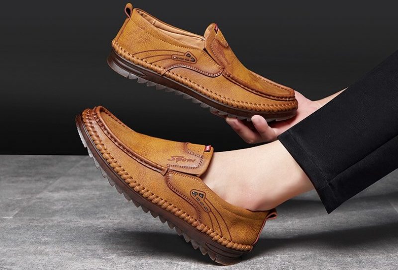 Timon Loafers Fritidssko Til Mænd - Gul