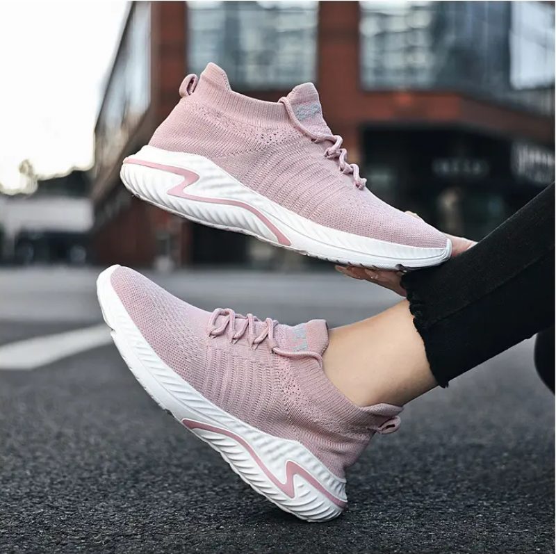 Timy Unisex Løbesneaker - Sort Hvid