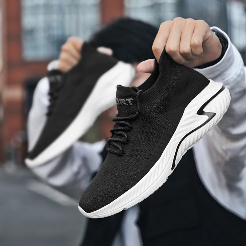 Timy Unisex Løbesneaker - Sort Hvid