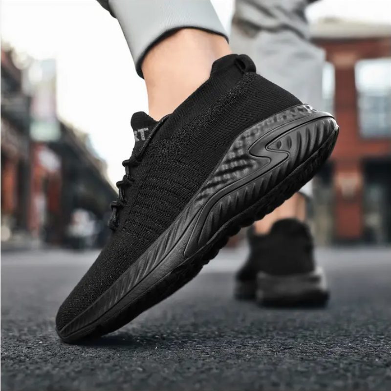 Timy Unisex Løbesneaker - Sort Hvid