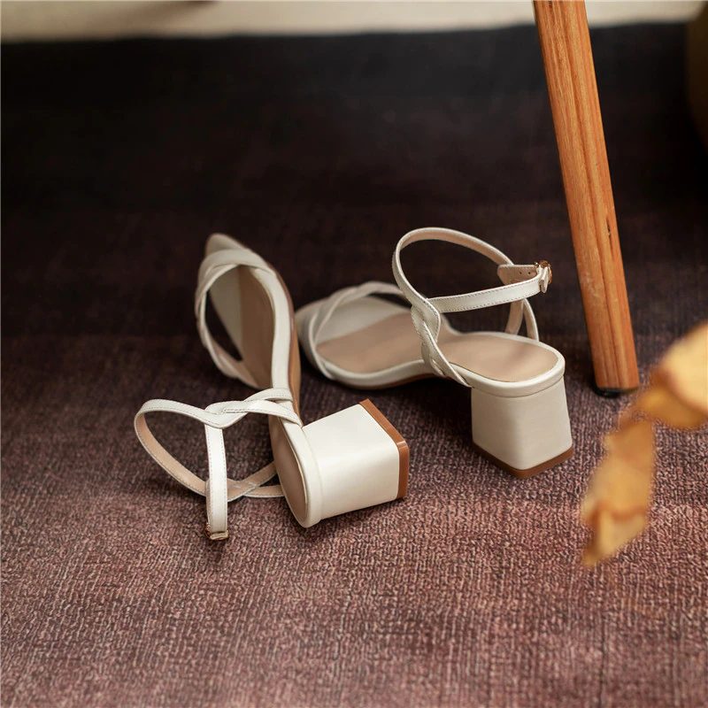 Tina Damesandaler - Beige