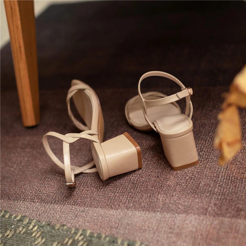 Tina Damesandaler - Beige