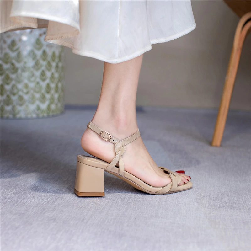 Tina Damesandaler - Beige