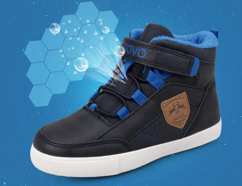 Tobias Drenge Afslappet Sneaker - Sort pels
