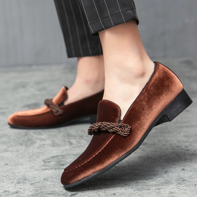 Tommy Loafers Til Mænd Slip På - Brun