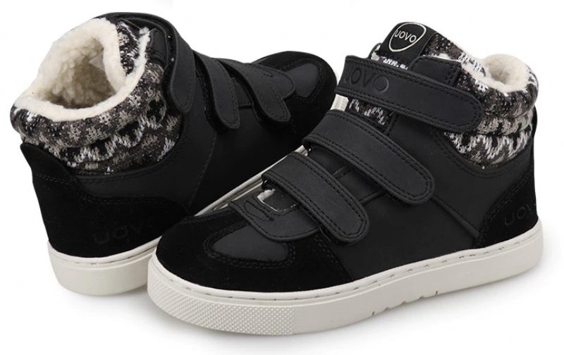 Torrez Unisex Varme Sneaker Til Børn - Sort Pels