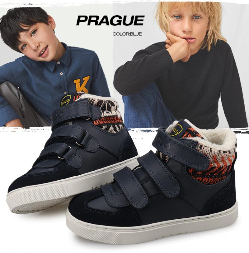 Torrez Unisex Varme Sneaker Til Børn - Sort Pels