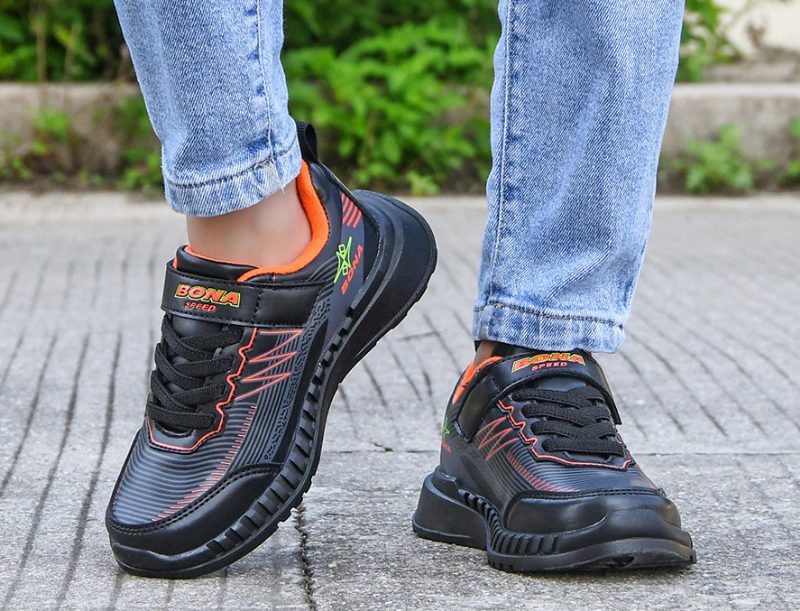 Trevor Drenge Afslappet Sneaker - Orange
