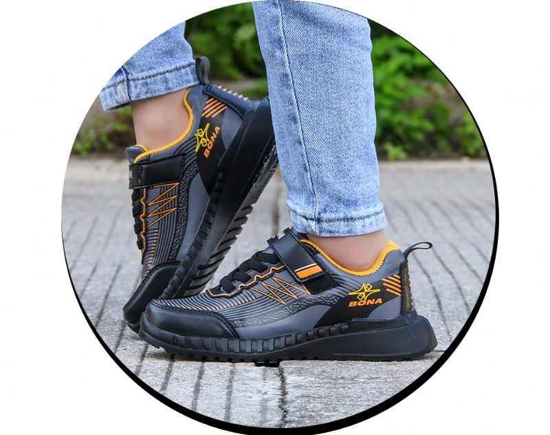Trevor Drenge Afslappet Sneaker - Orange