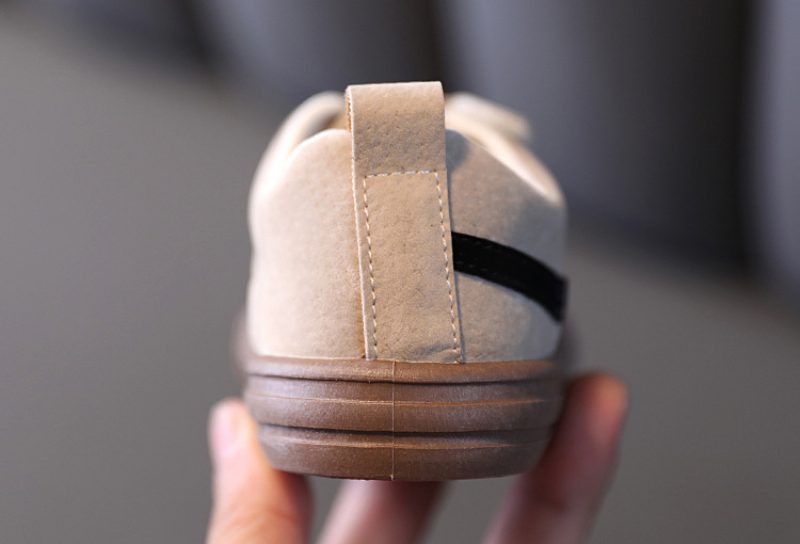 Triana Unisex Slip On Sneaker Til Børn - Beige