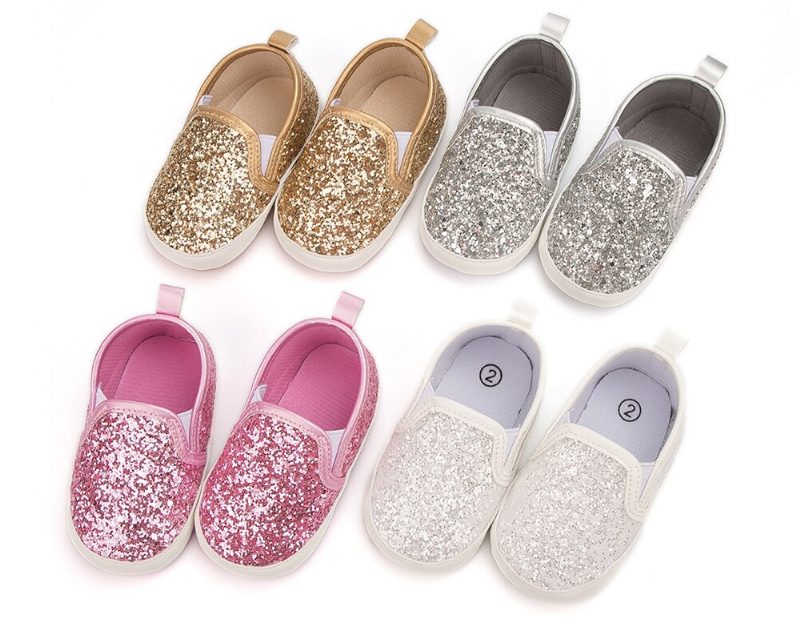 Trina Baby Piger Loafers Fritidssko - Guld