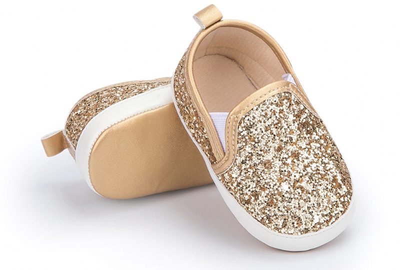 Trina Baby Piger Loafers Fritidssko - Guld