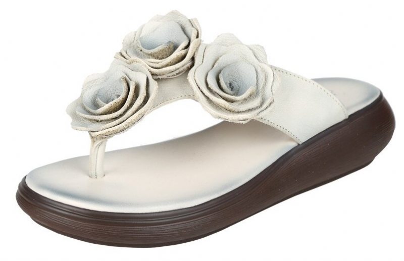 Trina Flad Sandal Til Kvinder - Brun