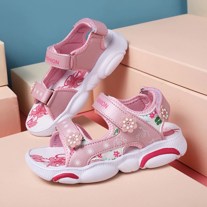 Triny Piges Afslappede Sandal - Pink