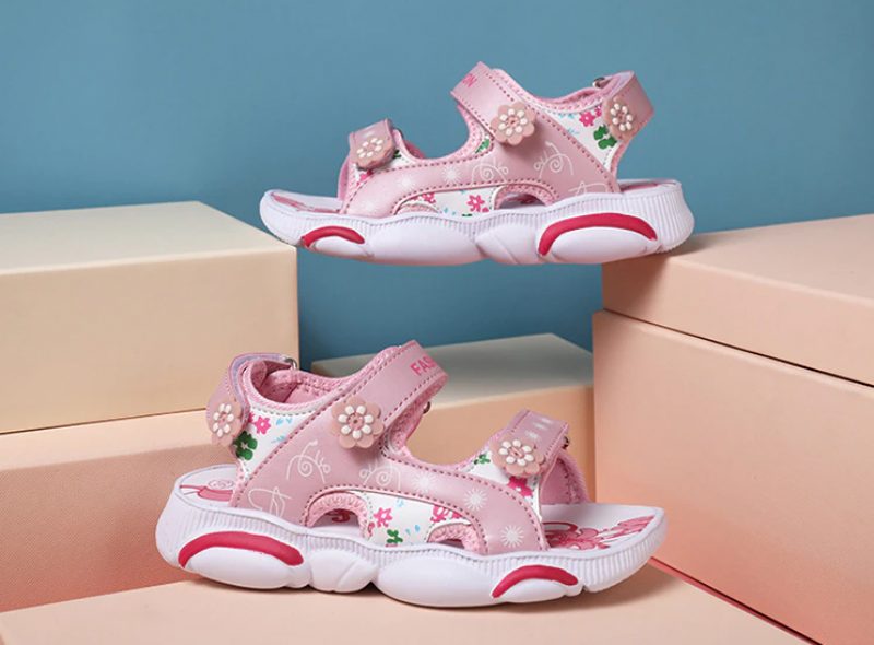Triny Piges Afslappede Sandal - Pink