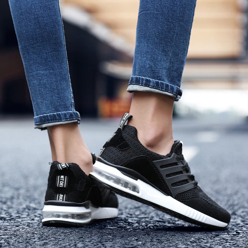 Trivial Unisex Åndbar Sneaker - Sort