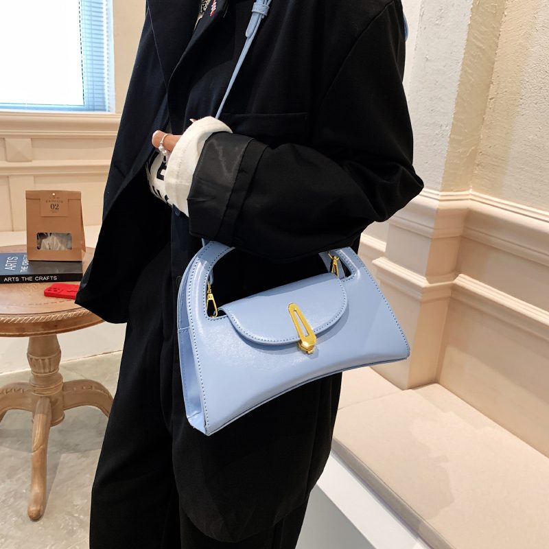 Trixzy Lille Designer Håndtaske I Læder Til Kvinder - Blå