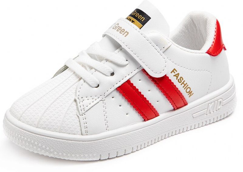 Ucker Unisex Afslappet Sneaker Til Børn - Rød