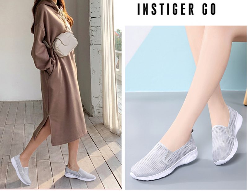 Umai Blå Slip-on Sko Til Kvinder - Marineblå