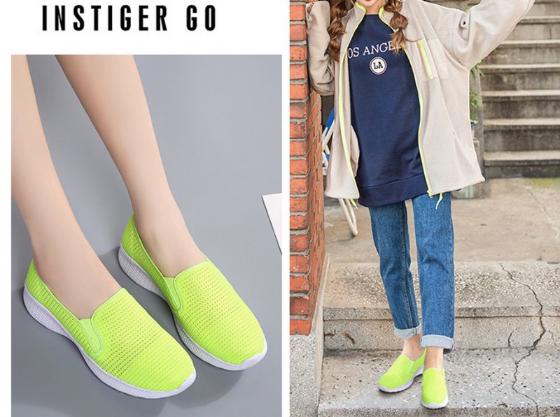 Umai Blå Slip-on Sko Til Kvinder - Marineblå