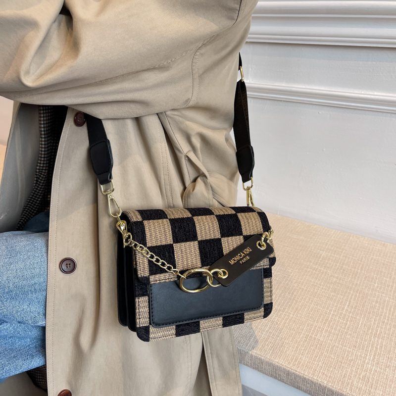 Urrieta Læderflap Crossbody Håndtaske Til Kvinder - Brun