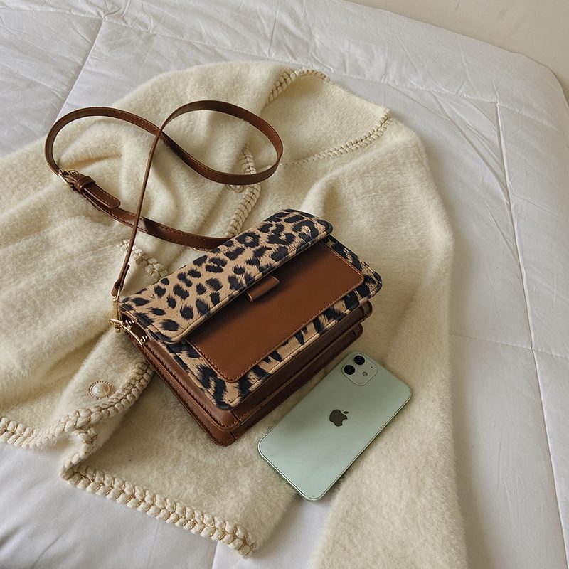 Urrieta Læderflap Crossbody Håndtaske Til Kvinder - Brun