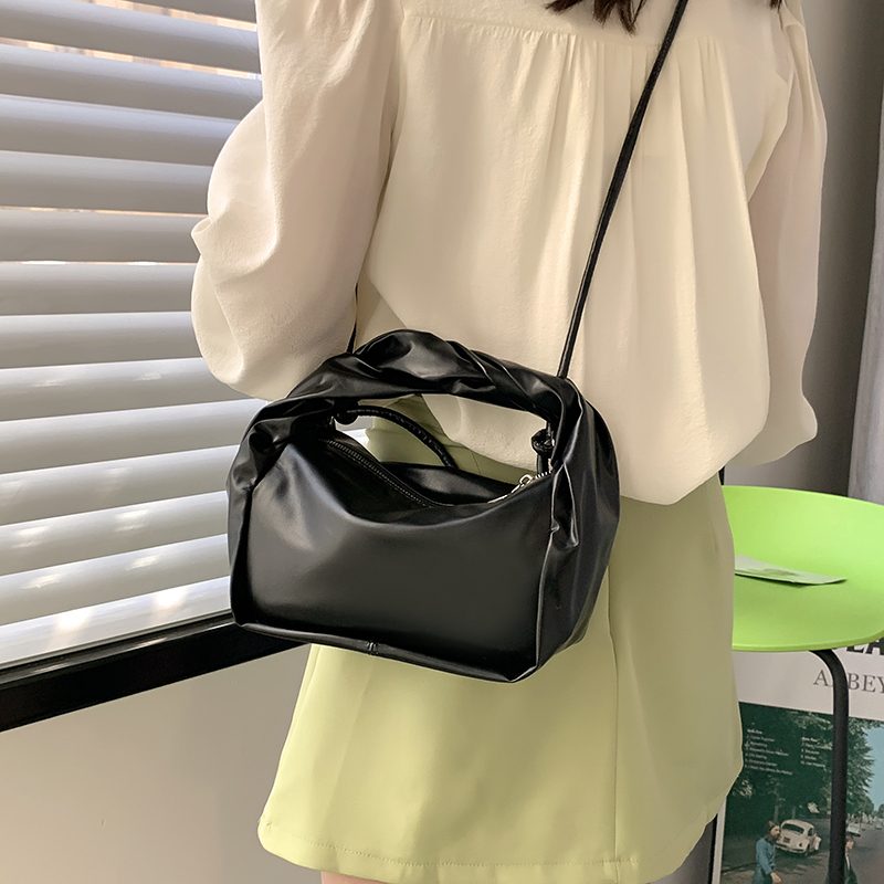 Valdes Small Crossbody-håndtaske I Læder Til Kvinder - Lilla
