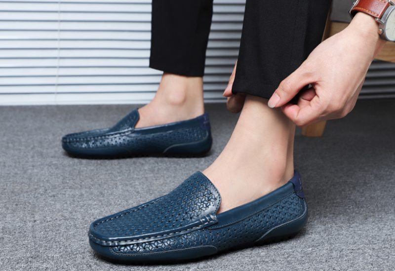 Valeriano Loafers Fritidssko Til Mænd - Blå