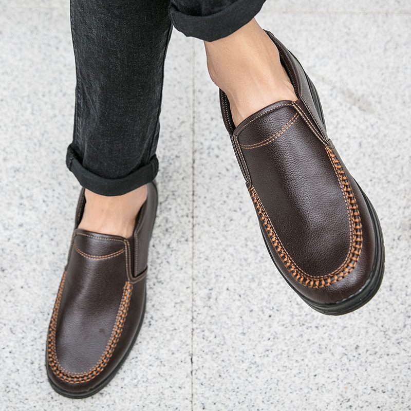 Valle Loafers Dress Sko Til Mænd - Sort