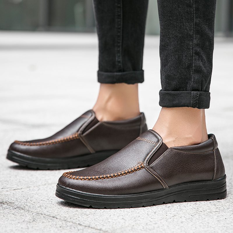 Valle Loafers Dress Sko Til Mænd - Sort