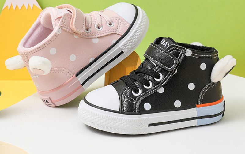 Vanessa Baby-pigers Høje Sneaker - Sort