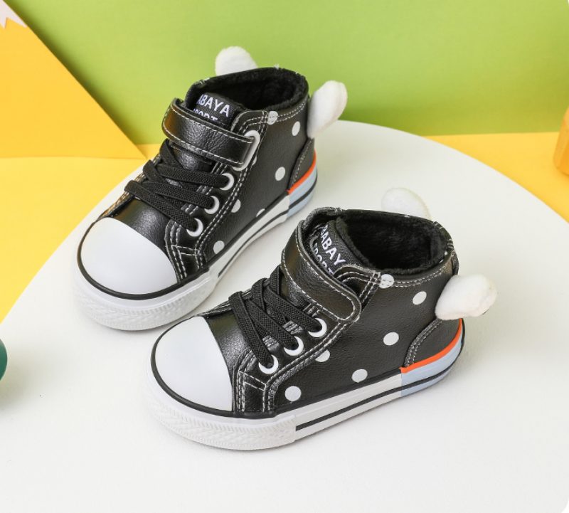 Vanessa Baby-pigers Høje Sneaker - Sort