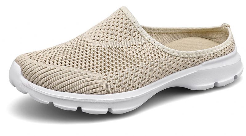 Vania Kvinders Mules Sommer Åndbar Mesh Beach - Sort