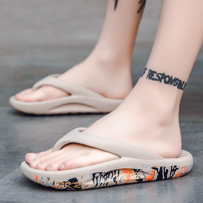 Vendy Mænds Afslappede Flip Flops - Sort