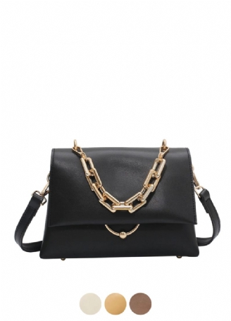 Venia Crossbody-håndtaske I Læder Med Flap Til Kvinder