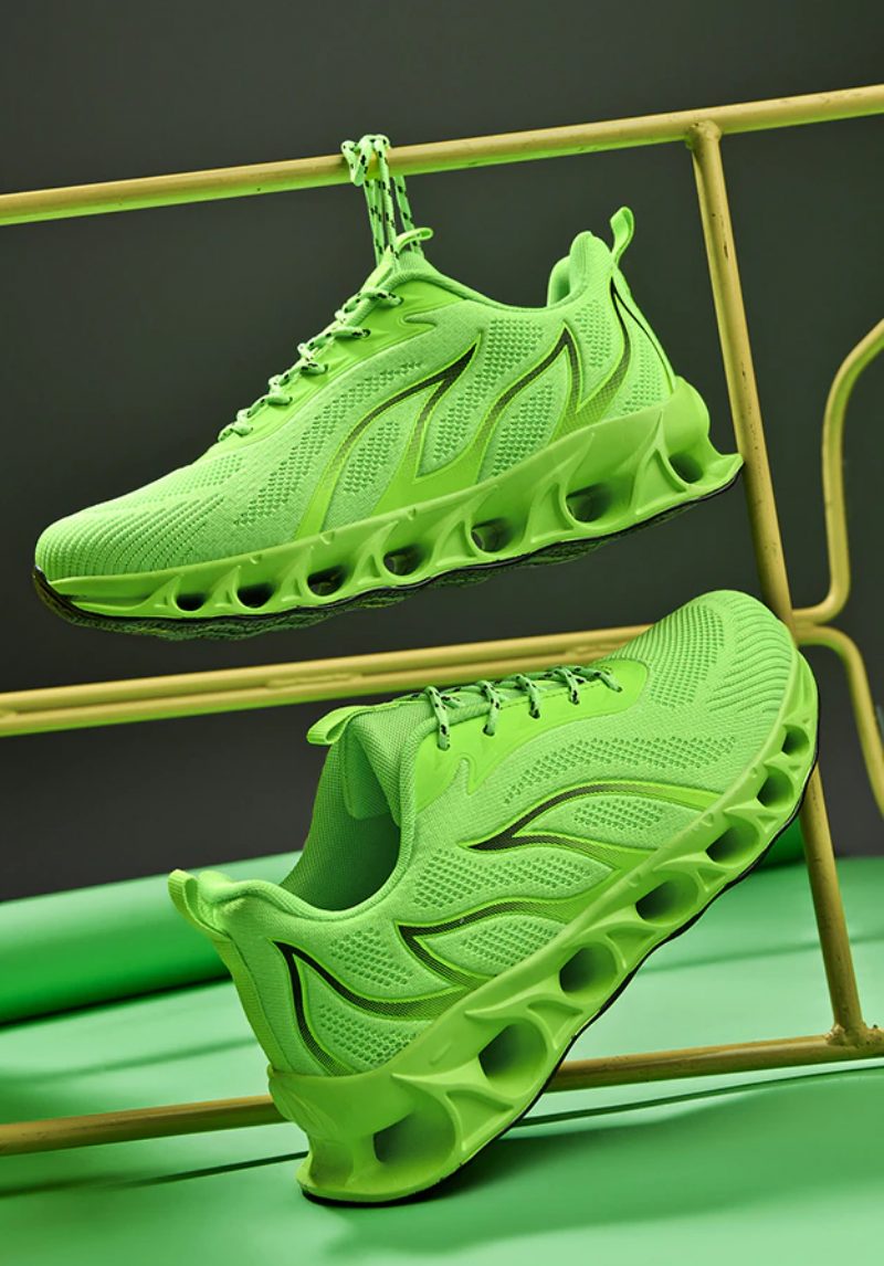 Verane Fashion Sneakers Til Mænd - Grøn