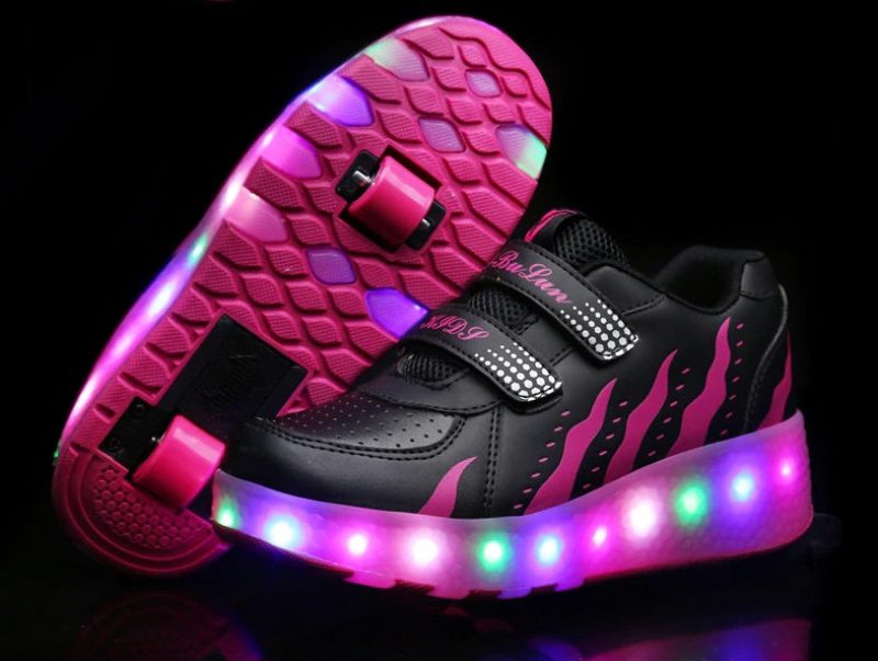 Verenice Rullesneaker Til Piger - Pink