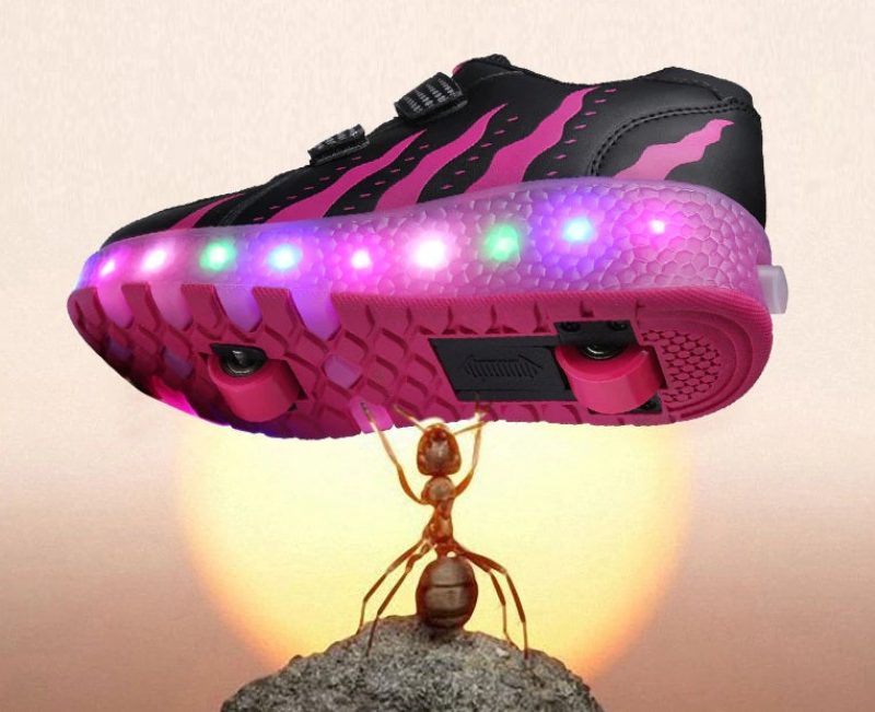 Verenice Rullesneaker Til Piger - Pink
