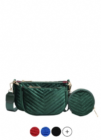 Vicenzo Small Velvet Crossbody-håndtaske Til Kvinder