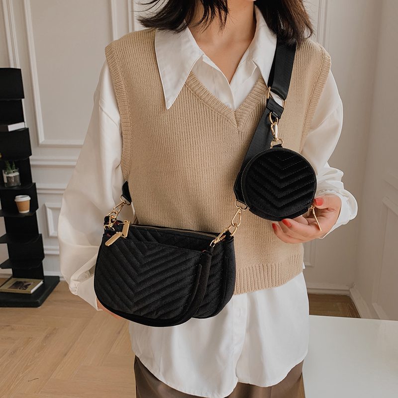 Vicenzo Small Velvet Crossbody-håndtaske Til Kvinder - Grøn