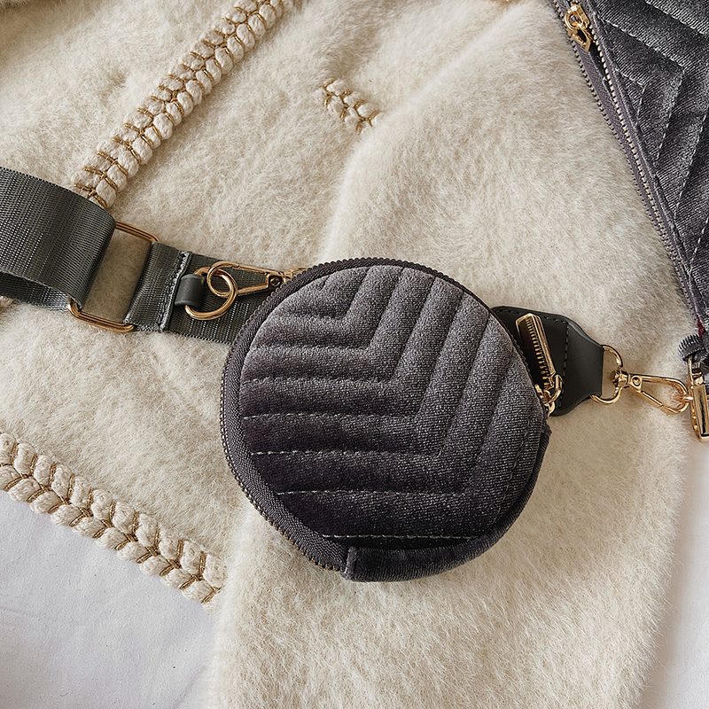 Vicenzo Small Velvet Crossbody-håndtaske Til Kvinder - Grøn